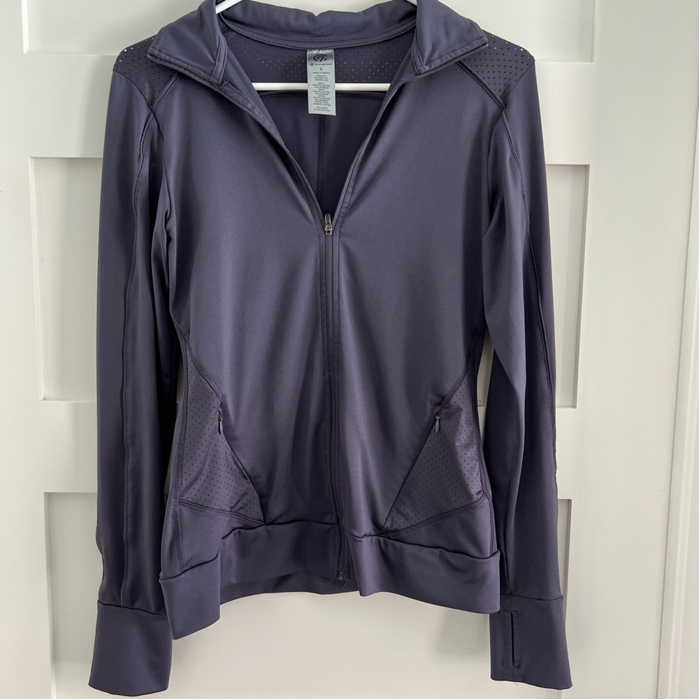 Champion Grayish Purple Athletic Jacket